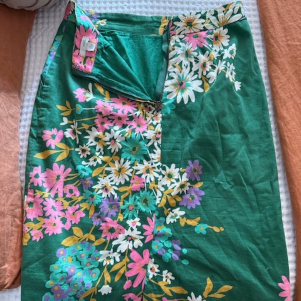 Anthropologie Perfect Floral Pencil Skirt